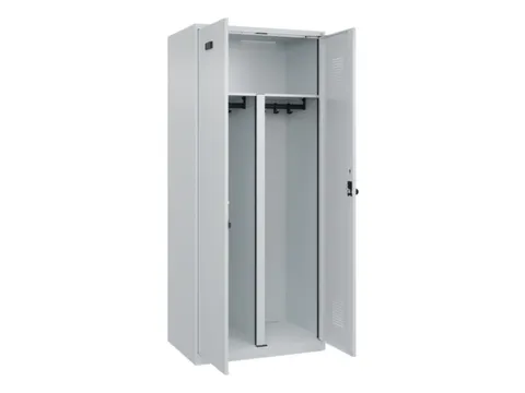 PBM-locker,HxBxD 1850x800x500mm,2vak,vak B 400mm,draaigrendel