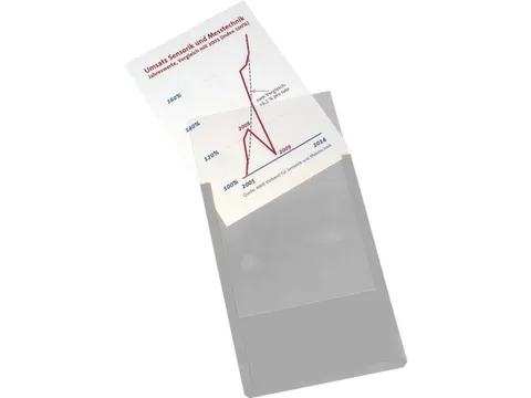 zichtpaneel,DIN A4,staand,transparant,achterzijde magnetisch