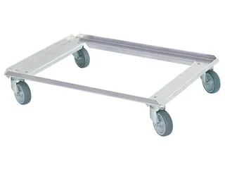 Aluminium Onderwagen Euronormbakken 250kg 800x600mm Open Frame - 1