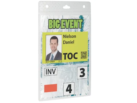 Badge Durable voor evenementen A6 zonder koord