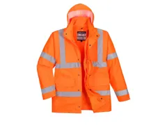 Portwest S468 hi-vis parka, fluo oranje, maat 2XL, per stuk
