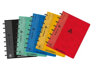 Schrift Adoc Classic A5 lijn 144 pagina's 90gr assorti - 3