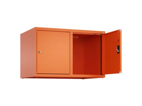 opzetkast,v. locker,2vak.,vak B 400mm,HxBxD 500x800x500mm,cilinderslot