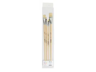 Kwast Qrea varkenshaar set à 5 breedtes - 4