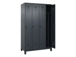 locker voor scheiding van kleding,HxBxD 1950x1200x500mm,4vak
