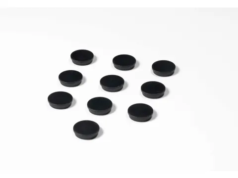 Memomagneten 30mm 10 Stuks Zwart