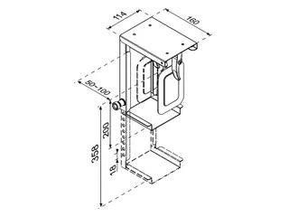CPU houder CPU-D075 tot 10kg Zwart - 2