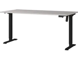 Elektrisch ihv bureau,HxBxD 710-1190x1600x800mm,blad decor kasjmier