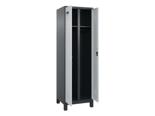 locker voor scheiding van kleding,HxBxD 1950x600x500mm,2vak