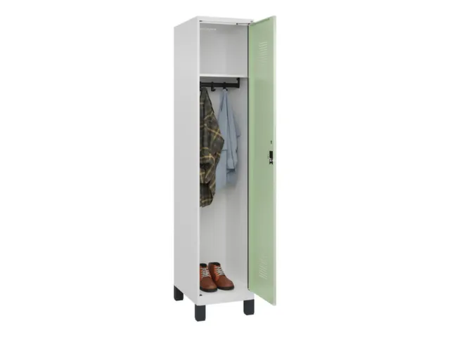 locker,HxBxD 1950x400x500mm,1vak,vak B 400mm,cil.-slot,voeten