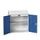 lessenaarkast 1130x1050x550mm 1 legbord en 2 laden RAL7035+RAL5010
