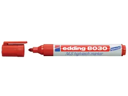 Viltstift edding 8030 NLS High-Tech marker 1.5-3mm rood