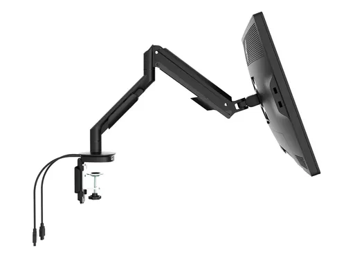 Enkele Monitorarm 1 Scherm Met Usb Poorten Zwart