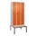 locker met bank,HxBxD 2120x900x815mm,3vak,vak B 300mm,draaigrendel