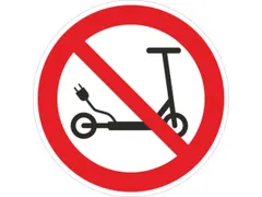 verbodsbord,E-scooter parkeren verboden,aluminium PE-gecoat