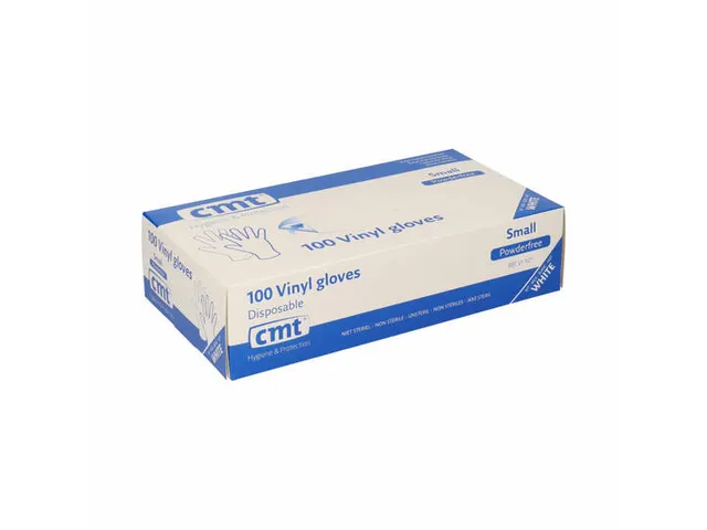 Vinyl Handschoenen Poedervrij Wit Maat S Doos 1000 stuks