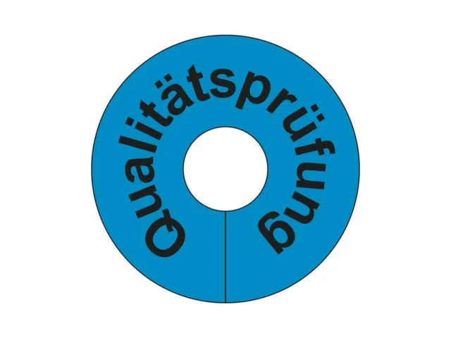 signaalring,v. gaasbox,“Kwaliteitskeuring",v. opsteken,PVC,blauw