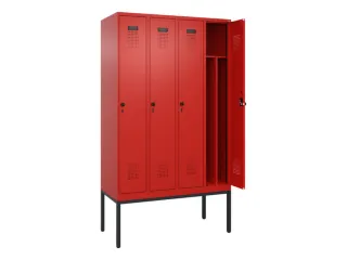 locker voor scheiding van kleding,HxBxD 2120x1200x500mm,4vak - 1