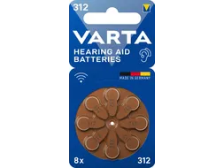 Batterij VARTA hoortoestel 8x 312