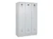 locker voor scheiding van kleding,HxBxD 1950x1200x500mm,3vak