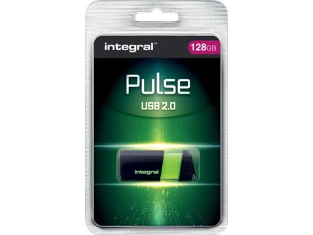 Pulse clé USB 2.0, 128 Go, noir/jaune