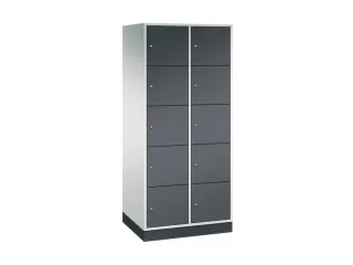 grootvolume-lockersysteem,RAL 7035/RAL 7021,HxBxD 1950x820x600mm - 2