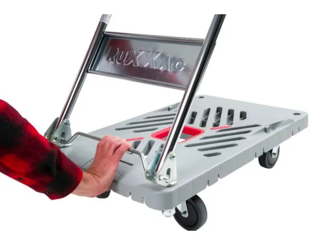 duwbeugelwagen,draagverm. 180kg,laadvl. LxB 740x465mm,kunststofplaat