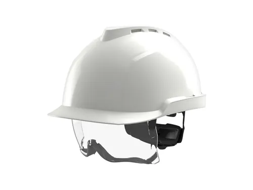 MSA V-Gard 930 ongeventileerde veiligheidshelm Wit