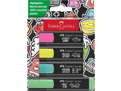 Markeerstiften Faber-Castell 46 Graffiti 4 stuks in karton etui