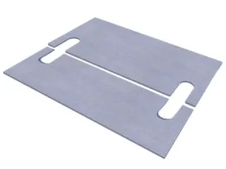 onderlegplaat,v. palletstelling,BxD 209x198mm,staal verzinkt - 1