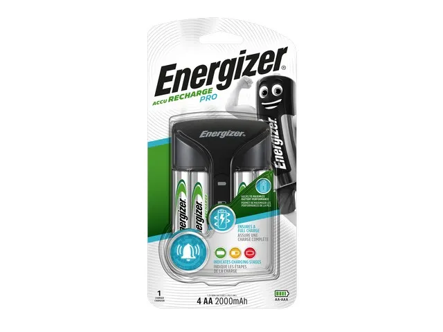 Chargeur Pro pour piles AA et AAA + 4 piles AA 2000mAh