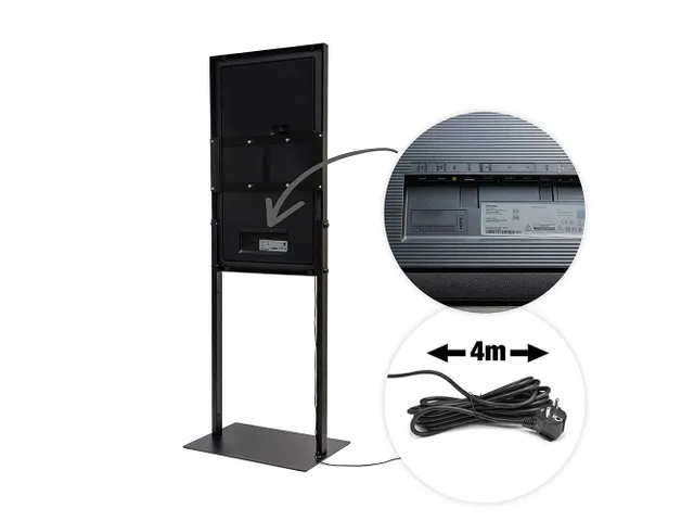 Digitale Totem Sky GO met 43 inch Samsung scherm