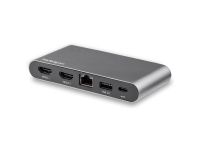 Dual-monitor Usb-c 5-in-1 Multiport Adapter 2x4k Hdmi 100w Pd