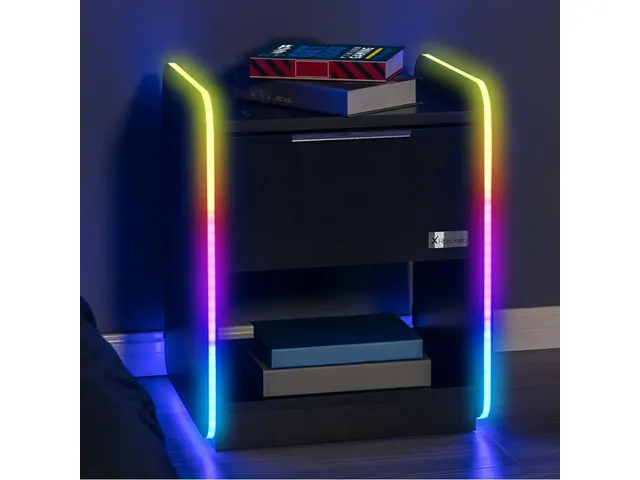 X Rocker Elektra Gaming Nachtkastje zwart 2023267 MDF 60kg