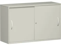 Schuifdeurkast 770x1200x430mm Romp Lichtgrijs Decor Front Lichtgrijs