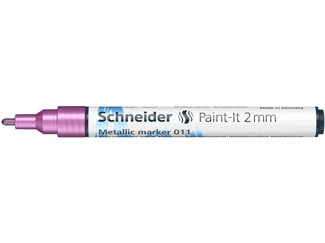 Metallic marker Schneider Paint-It 011 2mm paars metallic