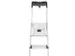 veiligheidsladder,eenzijdig,4 XXL treden,Stand H 0,84m,balk L 1,62m