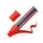 Krijtmarker Schneider Maxx 260 rood