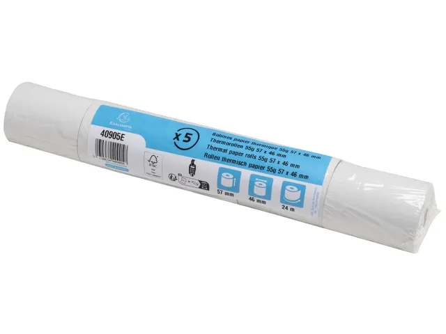 Telrol Exacompta 57mmx24m kern Ø12mm thermisch