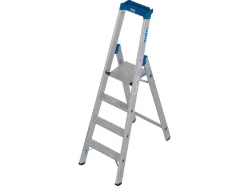 industriële ladder,eenzijdig,4treden m. R13-laag,treden met profiel