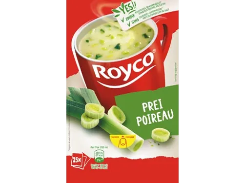Royco Minute Soup Classic Prei Doos 25 Stuks
