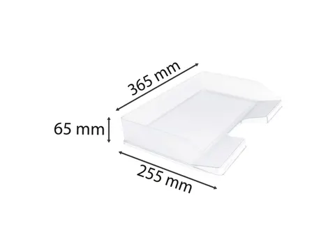 Brievenbak COMBO hor izontaal transparant