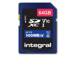 Geheugenkaart Integral SDXC V10 64GB