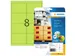 HERMA 5147 Gekleurde etiketten A4 99,1x67,7mm Neon Groen 160 stuks