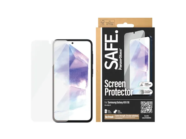 Protection écran PanzerGlass SAFE. by Screen pour Samsung Galaxy A55
