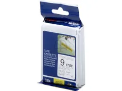 Lettertape Brother Tze-S221 9mm Zwart op wit
