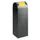Afvalverzamelaar Zelfblussend 89 Liter 1045X320X320Mm Klemring Geel
