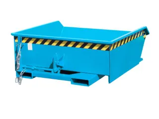 mini-kiepbak,HxLxB 450x1385x1280mm,0,46m³,draagverm. 1000kg,RAL 5012 - 1