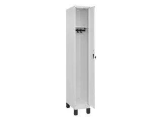 locker,HxBxD 1950x300x500mm,1vak,vak B 300mm,draaigrendel,voeten - 2