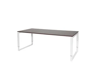 Domino Plus Bureau Hoogte Verstelbaar 2000x900mm Logan Eiken Wit - 1
